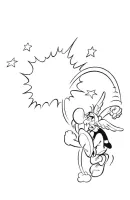 Asterix en obelix kleurplaat 4